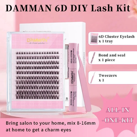 17 Eye lashes 3 in 1 سيت رموش 3 قطع