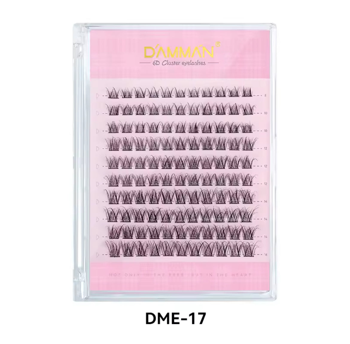 17 Eye lashes 3 in 1 سيت رموش 3 قطع